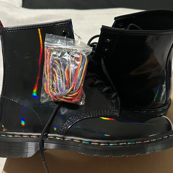 Dr. Martens Black Patent Leather Boots - Picture 6 of 13